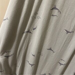 GUNAMUNA Whale Print Sleep Sack Size 18-24 months